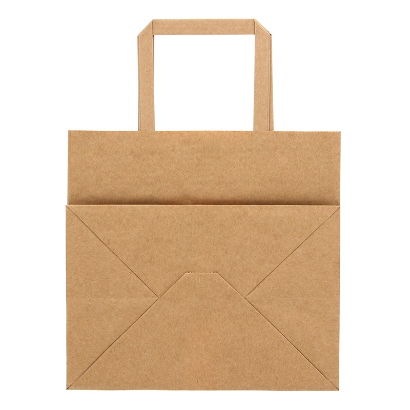 SWAN 紙袋 Nフラットチャームバッグ 220-1(平手) 未晒無地 50枚/袋