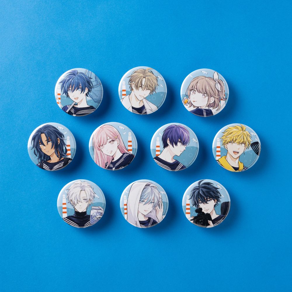 幼魚水族館コラボ『マグメル深海水族館』缶バッジ（石花航洋） – 新潮