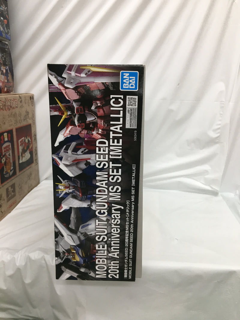 中古】【未組立】機動戦士ガンダムSEED 20周年記念MSセット[メタリック