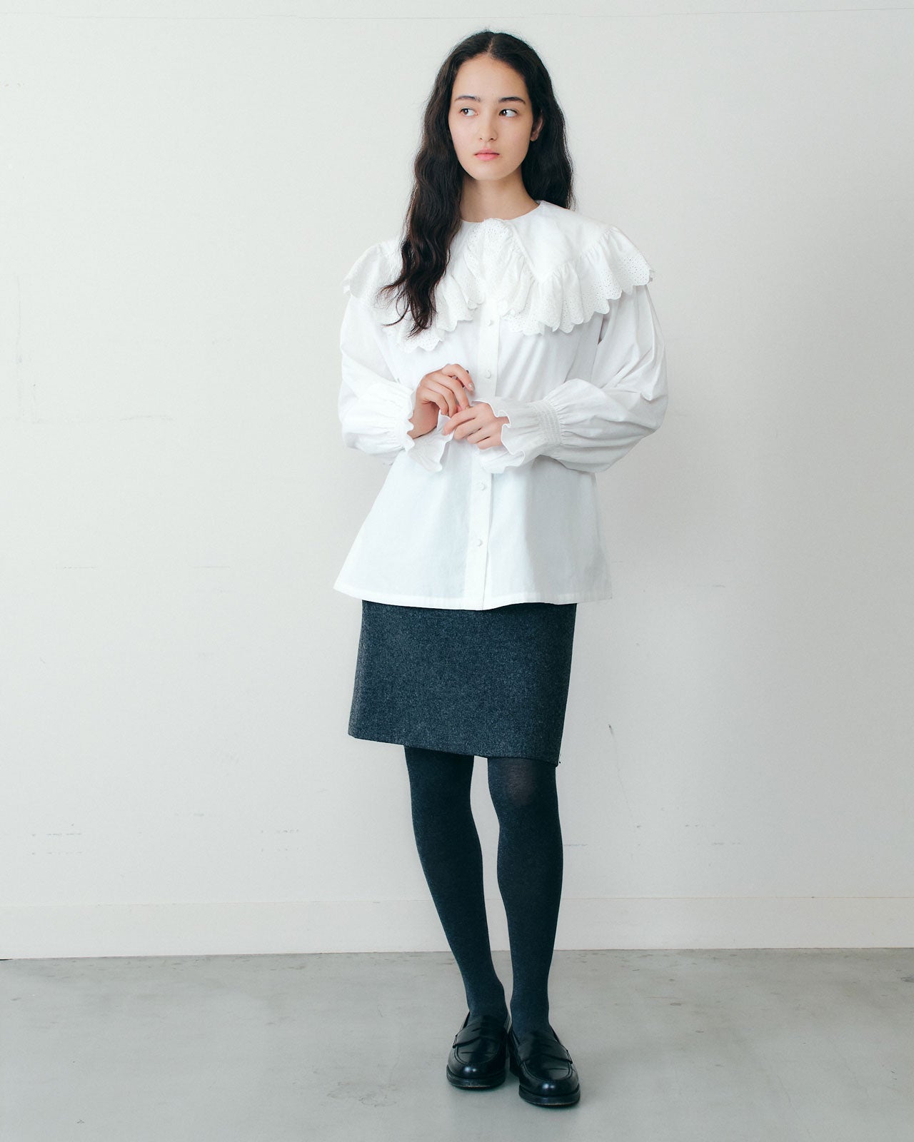 LACE COLLAR BLOUSE – Shinzone