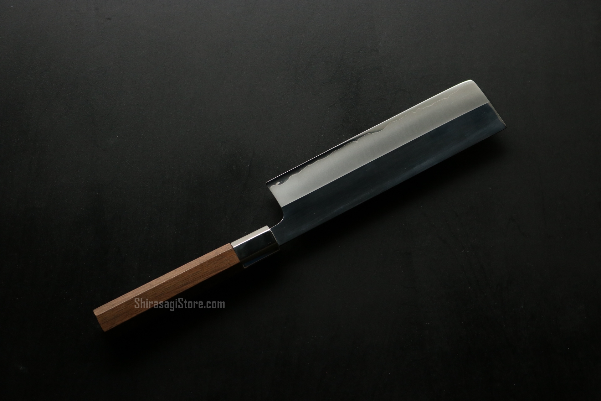 土佐打刃物 黒鳥鍛造工場 菜切り包丁 銀三鋼 鏡面仕上 165mm