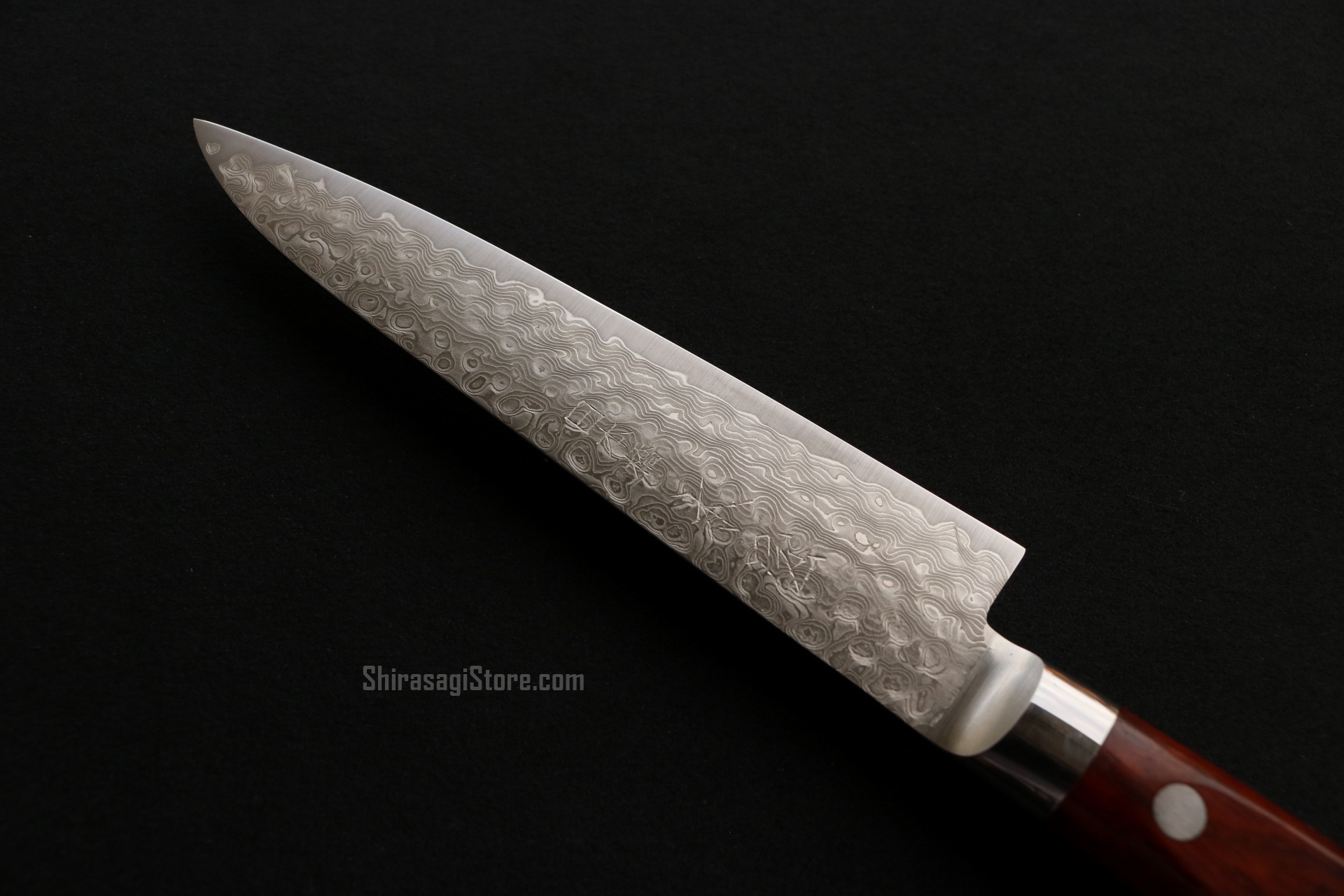 日本橋 木屋 ペティナイフ 49層墨流し スーパーゴールド粉末鋼