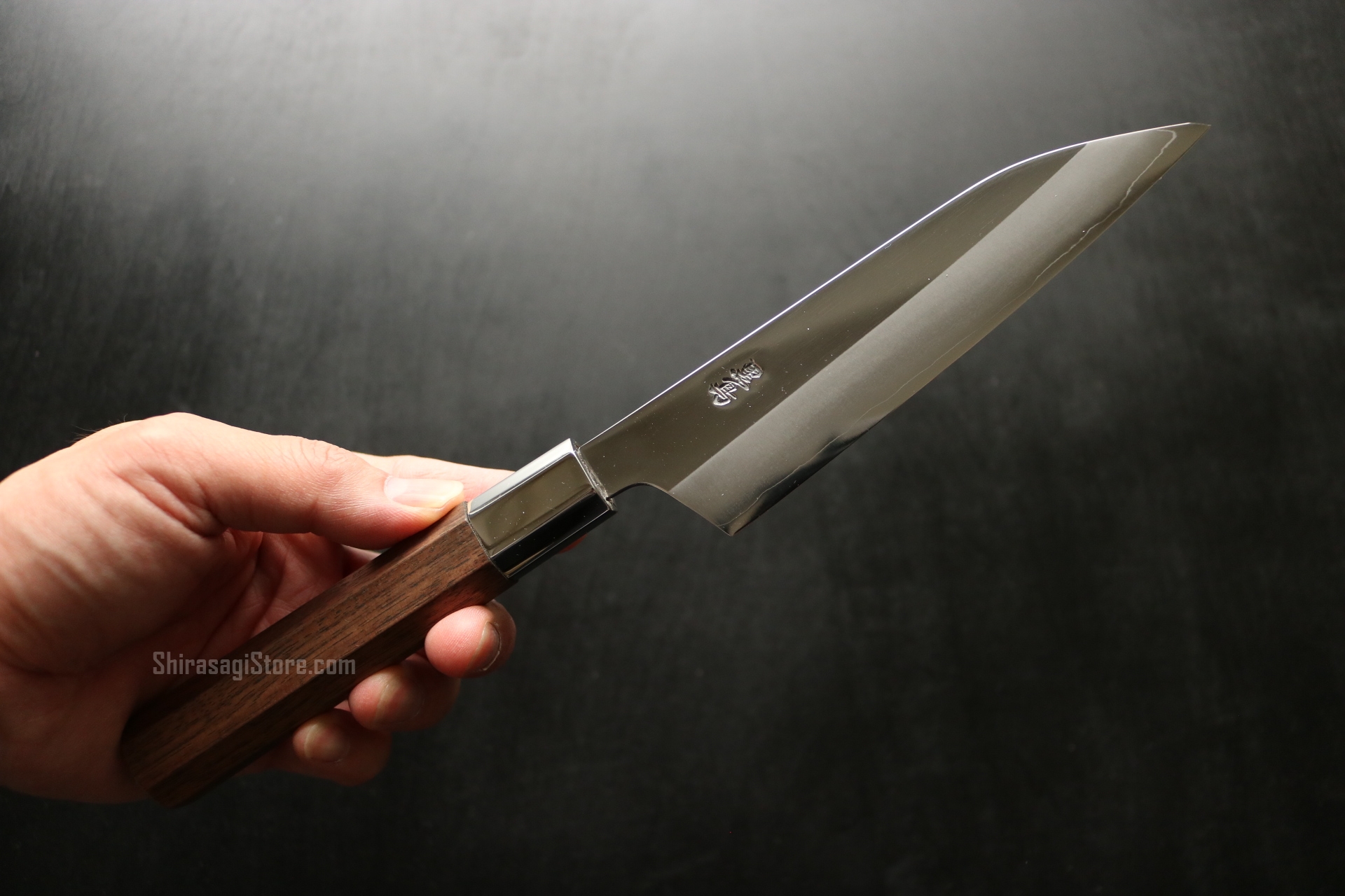 土佐打刃物 黒鳥鍛造工場 ペティナイフ 包丁 銀三鋼 鏡面仕上 135mm