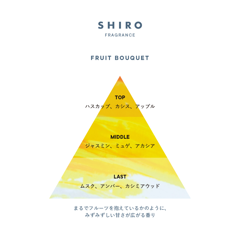フルーツブーケ ヘアオイル | SHIROオフィシャルサイト