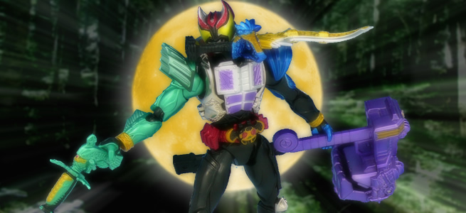 バンダイ 装着変身 仮面ライダーキバ ドガバキフォーム（装着変身改造）