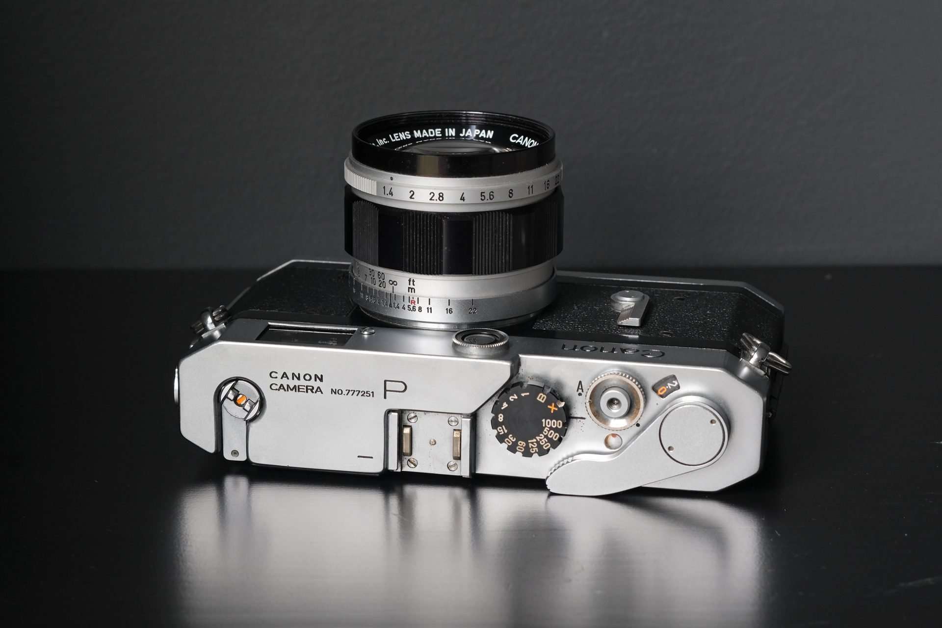 Canon P Rangefinder Film Camera & 50mm f/1.4 Lens - Buy Online at