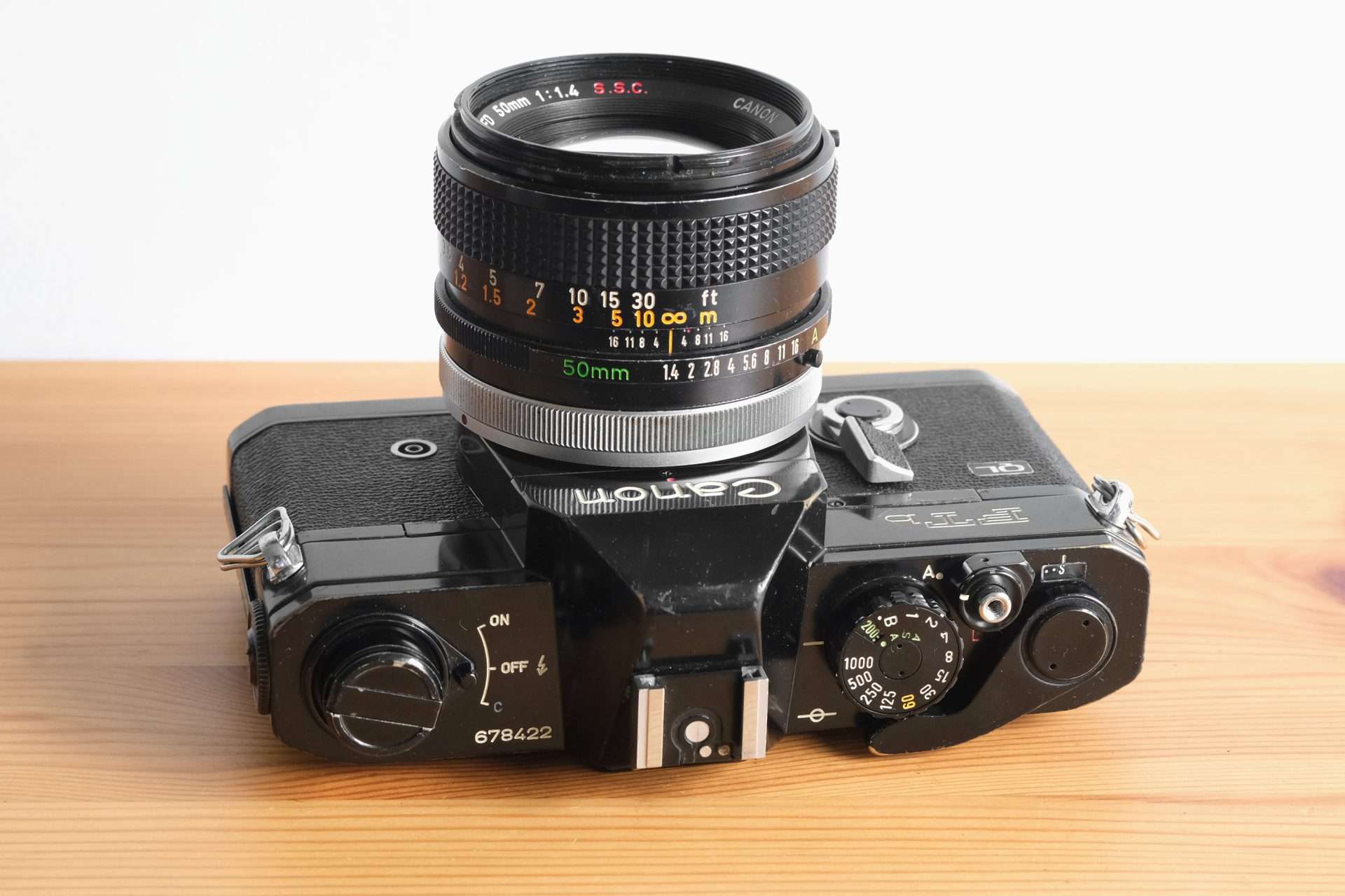 Canon FTb Black Film Camera & 50mm f/1.4 Lens - Buy Online at