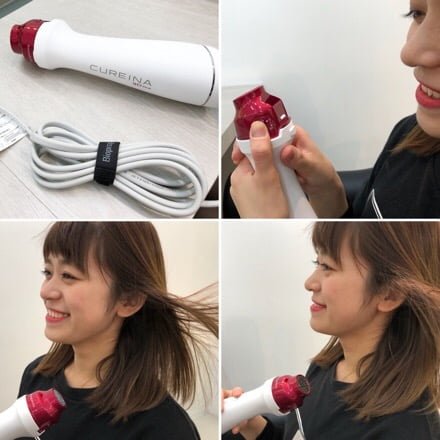 新作人気美容家電 】「 キュレイナ3d plus 」は普通のくるくる