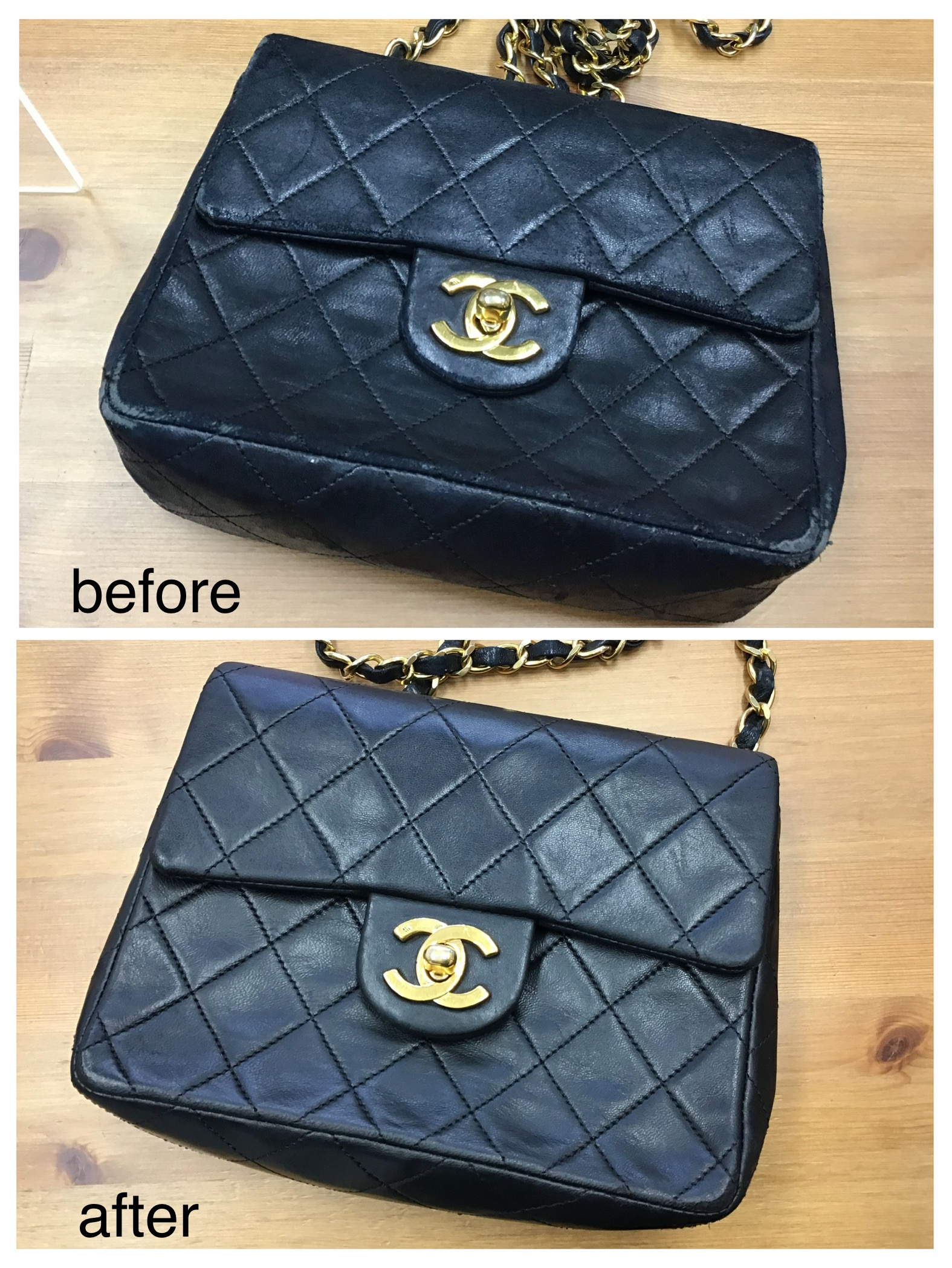 シャネル CHANEL】マトラッセのお手入れ方法 - 鞋子・箱包的・清洗养护