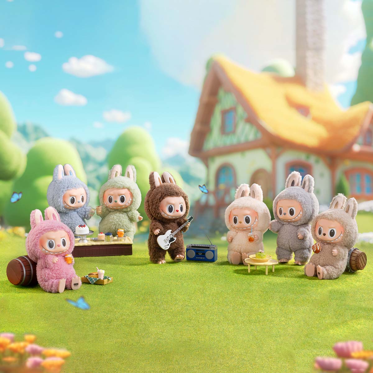 POP MART Exciting Macaron コレクションボックス Pop Mart Labubu