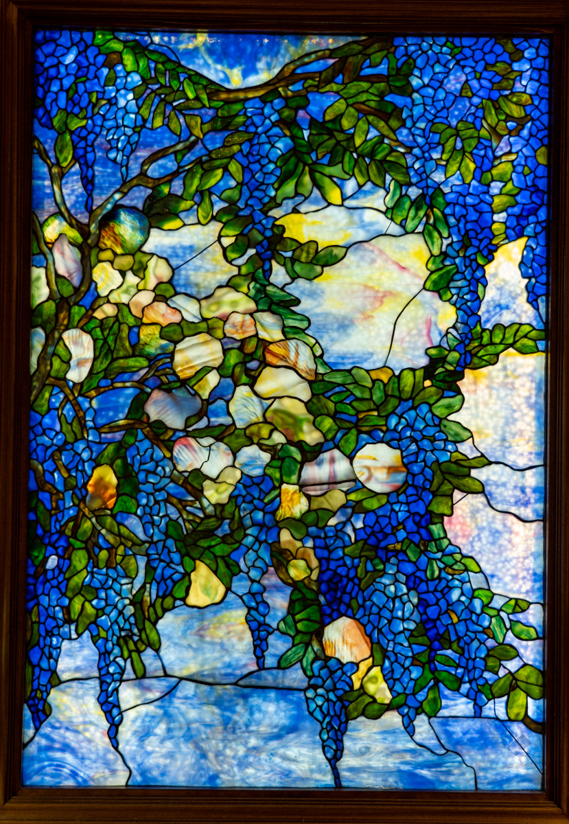 ルイスCティファニー ステンドグラスLandscape秋景グラスマスターズ社