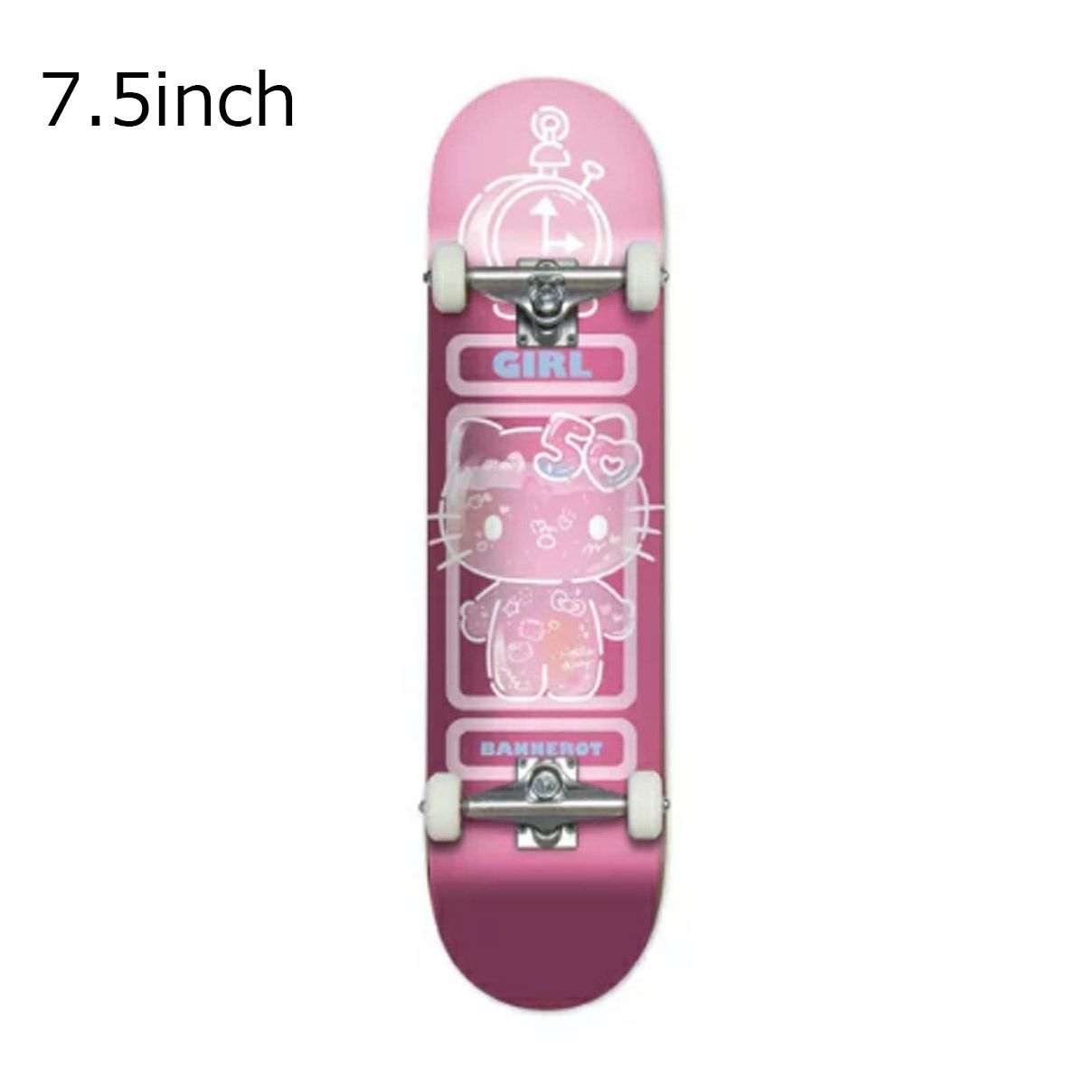 ガール GIRL スケボー スケートボード コンプリート ハロー キティ