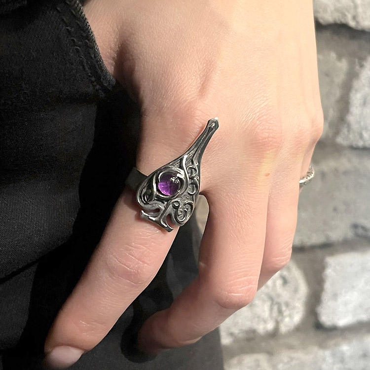 エフエーエル F.A.L FAL シルバー リング Destiny arrow スペード