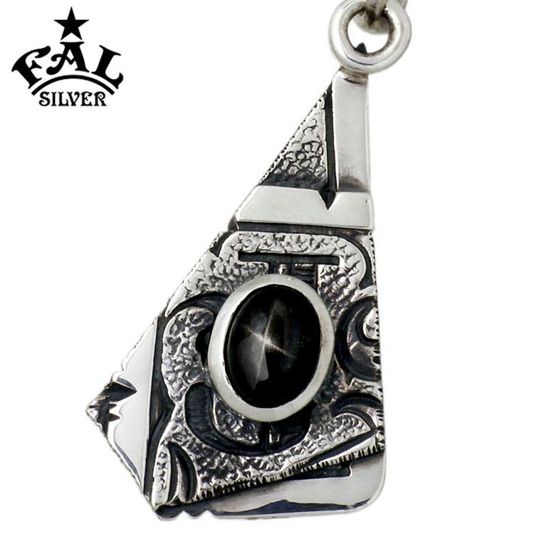 F.A.L FAL【エフエーエル】シルバー ペンダントトップ メンズ ブラック