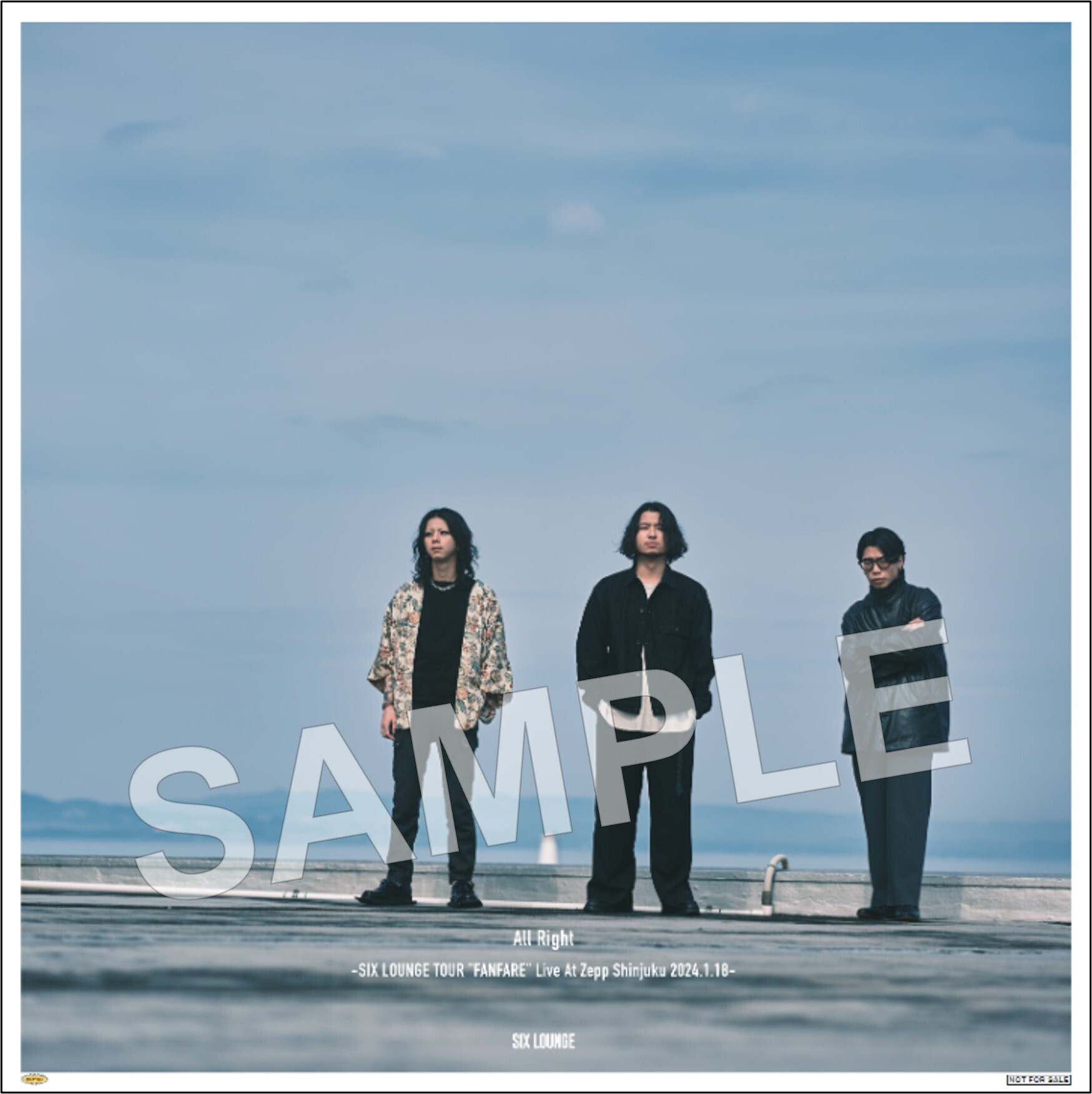 2024年3月27日(水)発売 SIX LOUNGE 『All Right』 購入特典の絵柄が