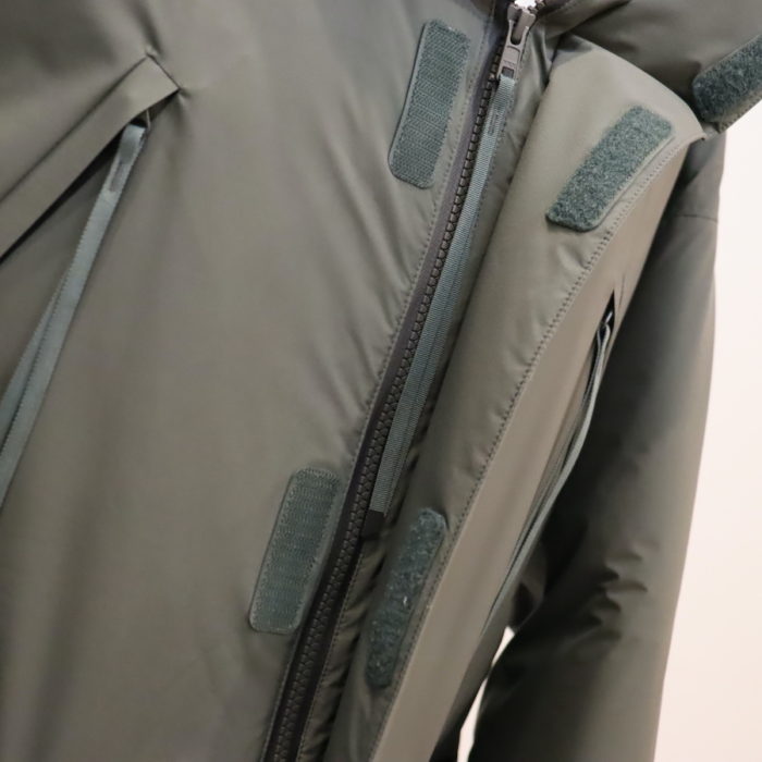 HYKE / PERTEX® HOODED PADDED MILITARY COAT – six