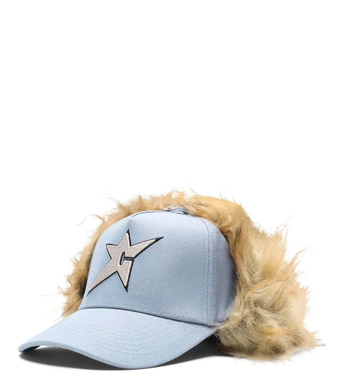 Carpet Company C-Star Fur Hat Light Denim | SOMEWHERE®