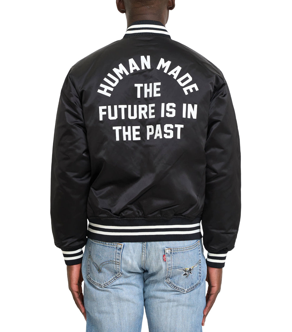 Human Made Nylon Stadium Jacket Black | SOMEWHERE®