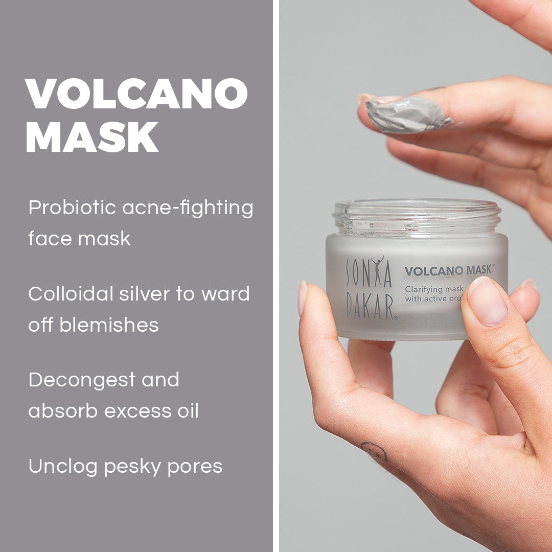 Sonya Dakar Volcano Mask - Acne Mask with Probiotics and Clay
