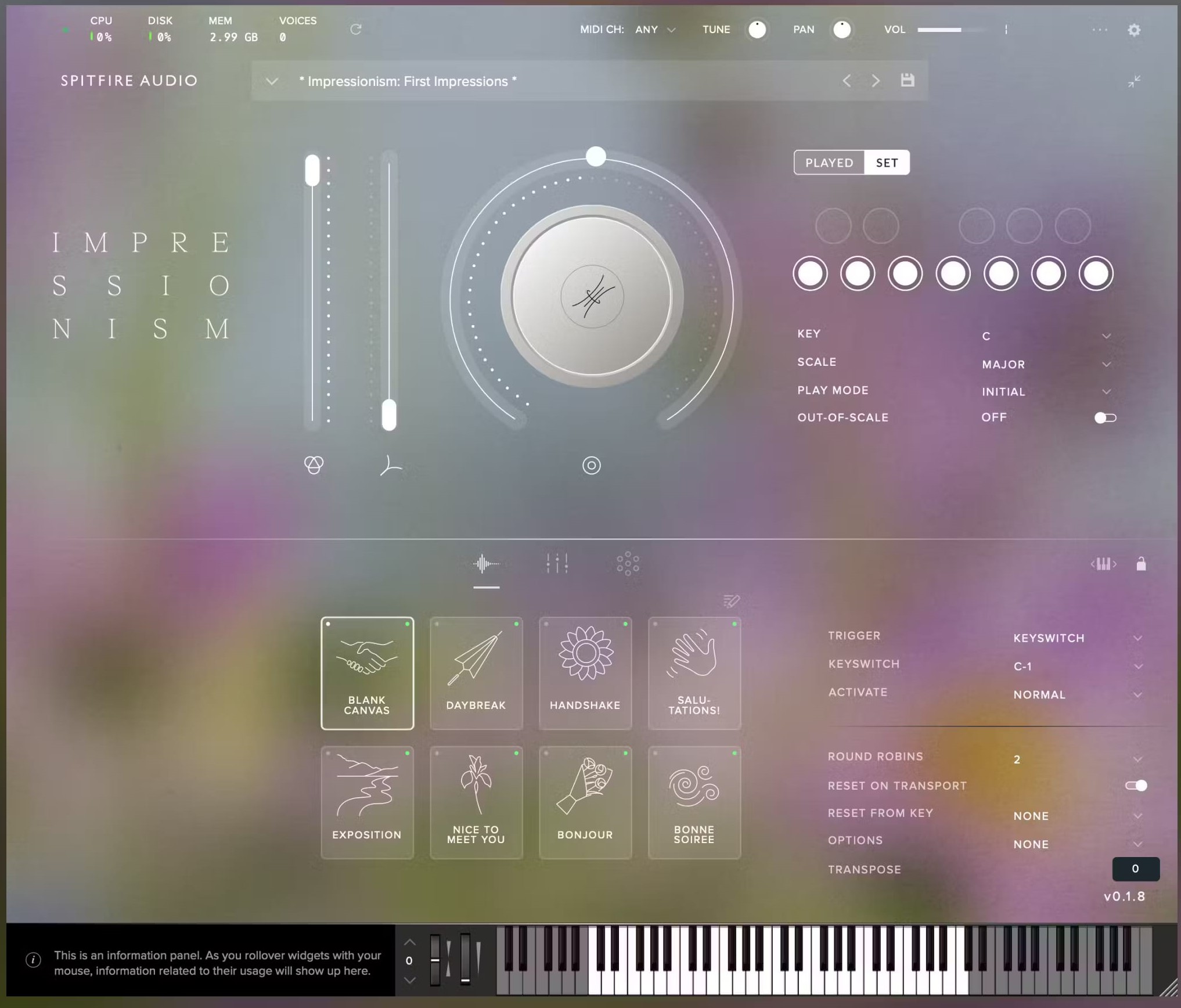 ソフト音源 「IMPRESSIONISM」 | SONICWIRE