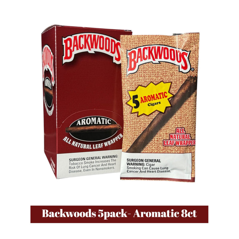 Backwoods Cigars 5pack Display- 8ct | SoCAL Distro LLC