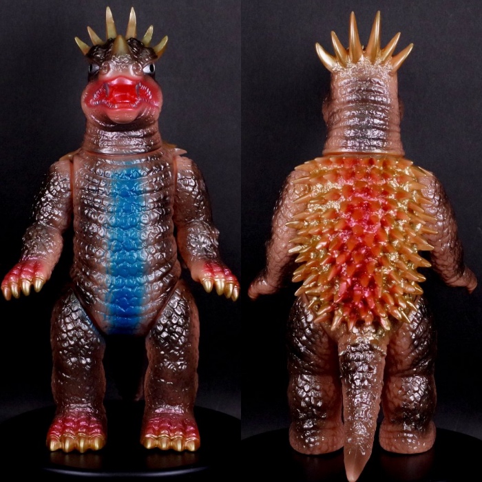 アンギラス ソフビ ブルマァク バンダイ 1992年製 ゴジラ アンギラス