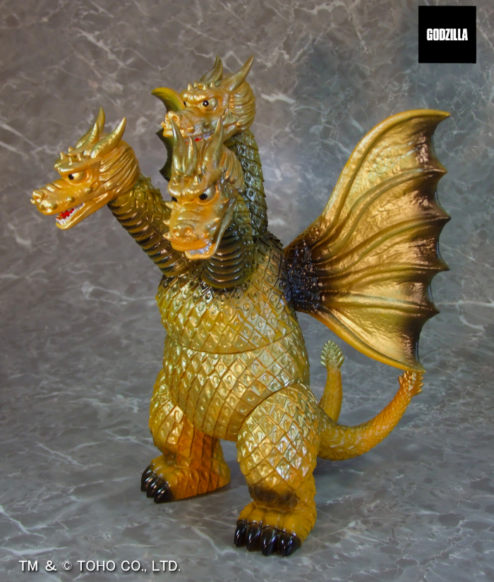 プレックスからポピーの「グレートザウルス」シリーズに「キングギドラ