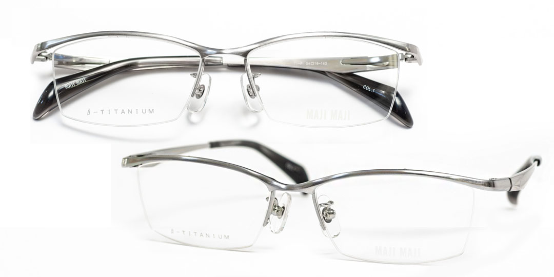 MAJI MAJI マジマジ MM1-343 C.1ヘアラインシルバー βチタンバネ蝶番