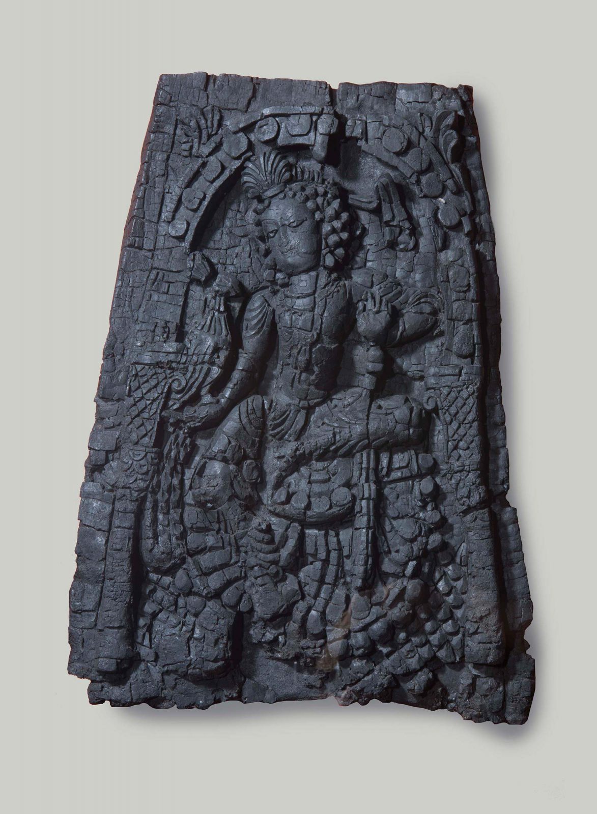 Charred Wood Caryatid | The Sogdians