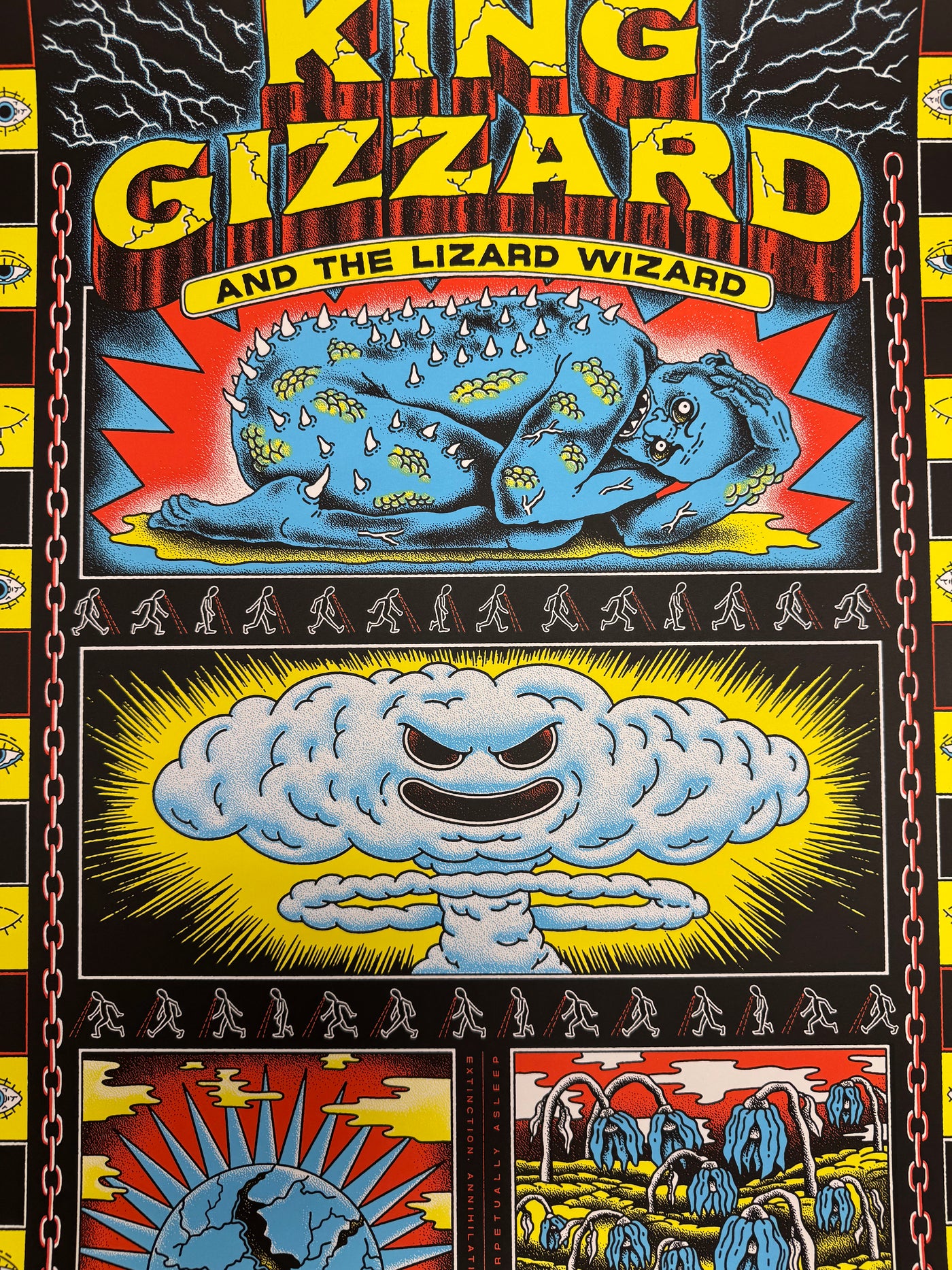 King Gizzard @ The Lizzard Wizzard - 2024 Amy Jean poster St