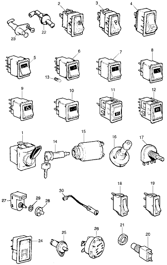 スイッチ | ローバーミニ・クラシックミニ・ミニクーパー専門店ソフィーズ