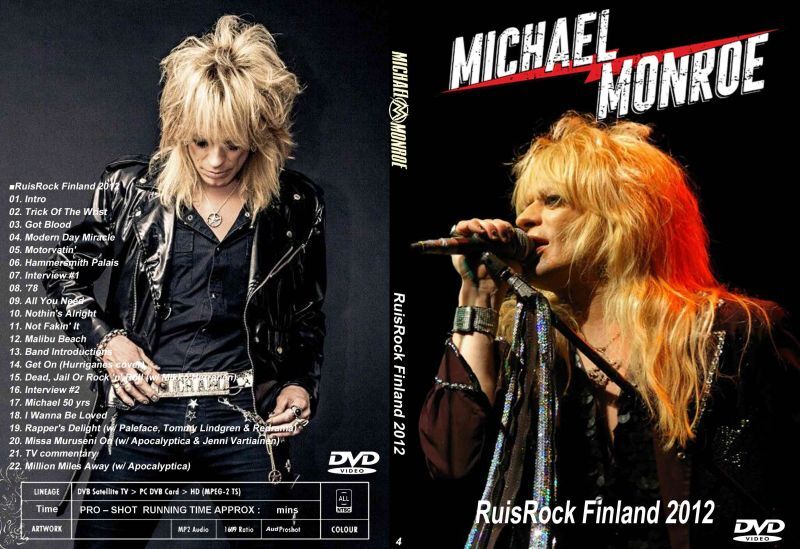 4 マイケルモンロー 2012 Michael Monroe HANOI ROCKS DVD - souflesh