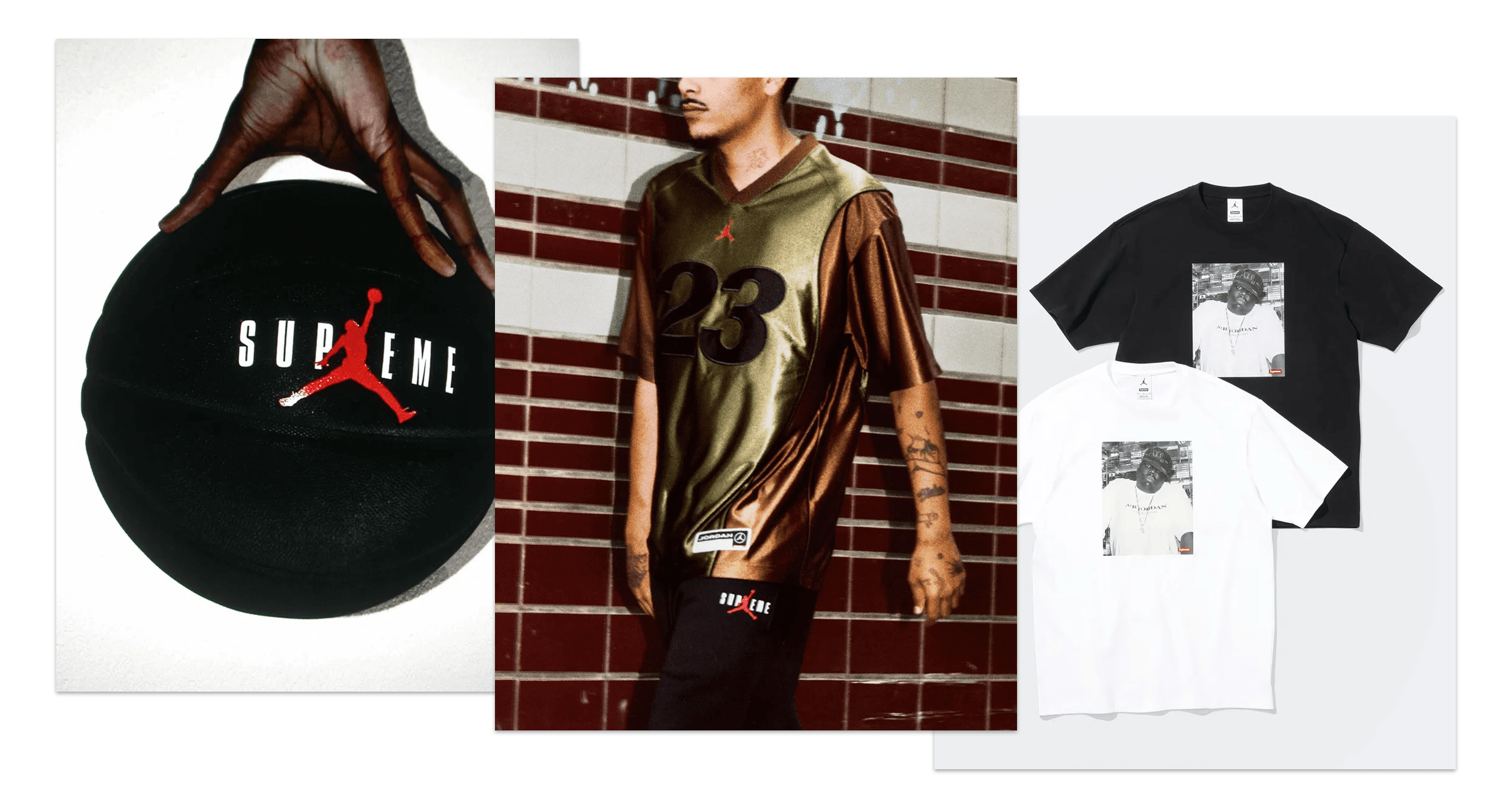 SLN Official - Supreme x Jordan Collab Taps Biggie for Photo Tee