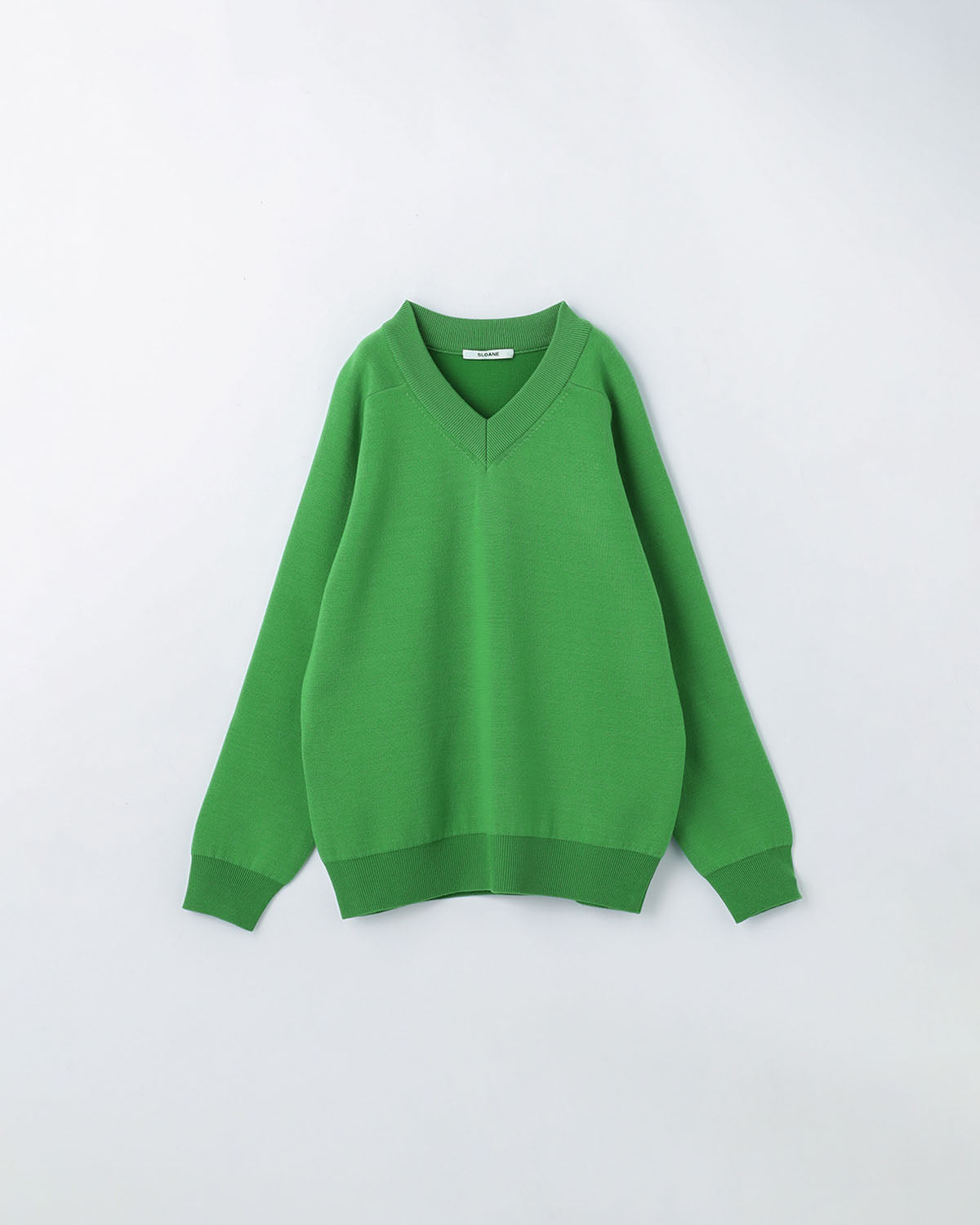 12G天竺 ダブルフェイス セミラグランVネック SL10W-704