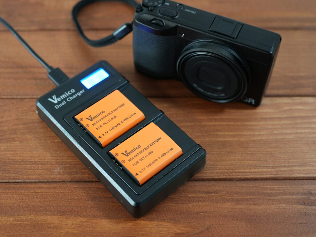 RICOH GRⅢ＆GRⅢx 安い互換バッテリーで大丈夫です！ / Vemico Li-90B