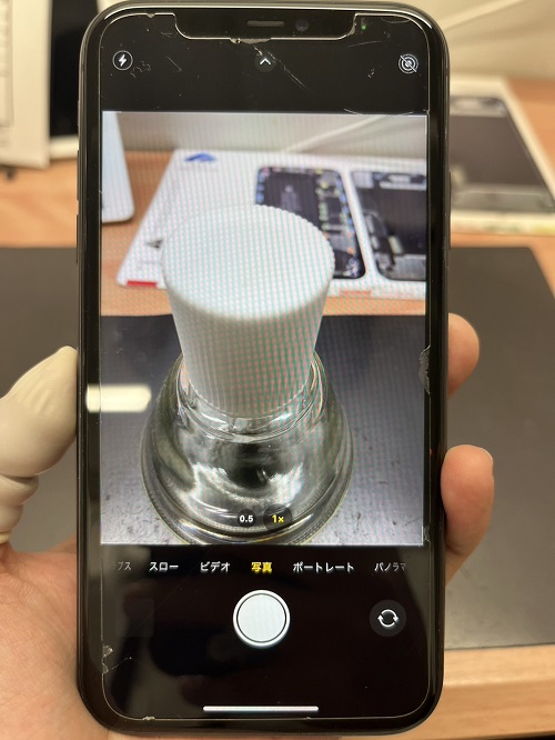 iPhone11】外のレンズは割れていないのにヒビ割れが写り込む！？バック