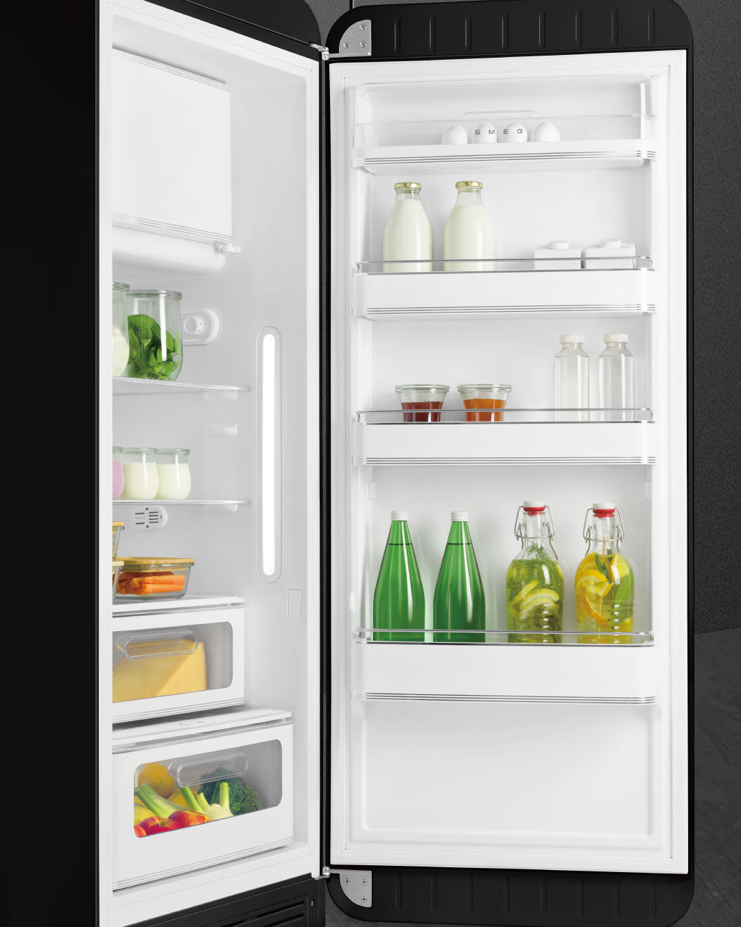 SMEG FAB28(冷蔵庫) Black(ブラック) | SMEG (スメッグ) 日本総輸入