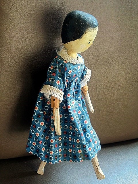 アンティーク ペグドール オランダ人形 人形の家 - SNAP