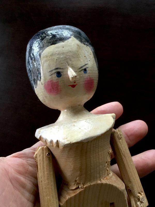 ペグドール オランダ人形 人形の家 アンティーク ウッデンドール - SNAP