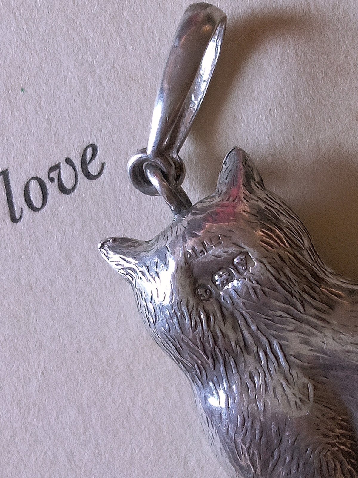 銀の猫 シルバー ホールマーク ペンダントトップにも from LONDON - SNAP