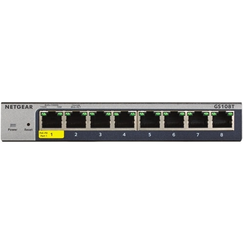Netgear 8-Port Gigabit Ethernet Smart Managed Pro Switches with