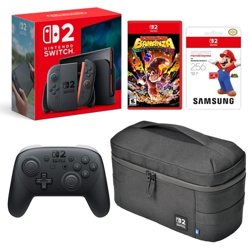 Nintendo Switch 2 Console Bundle - Donkey Kong Bananza Disc w