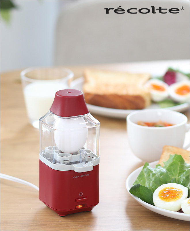 レコルト エッグスチーマー ゆで卵メーカー ゆでたまご ゆで卵器 茹で
