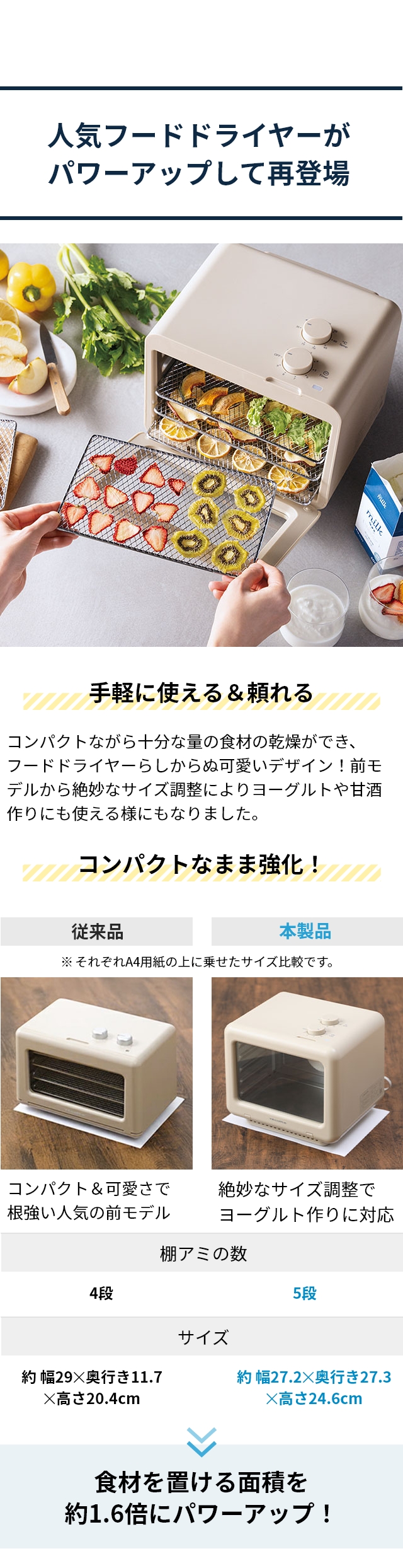 レコルト 【選べる2大特典】 フードドライヤー ヨーグルトメーカー