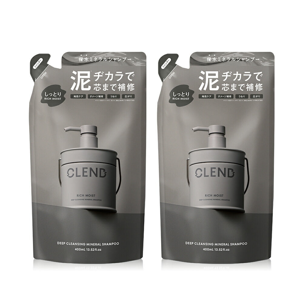 クレンドリッチモイストディープクレンジングミネラルシャンプー/ヘア