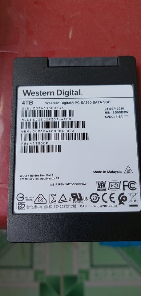 Ổ Cứng SSD WD PC SA530 4TB 2.5 inch SATA iii | Lagihitech.vn