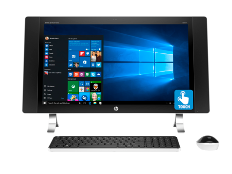 HP ENVY 27-p000 All-in-One Desktop PC series (Touch) - Setup and