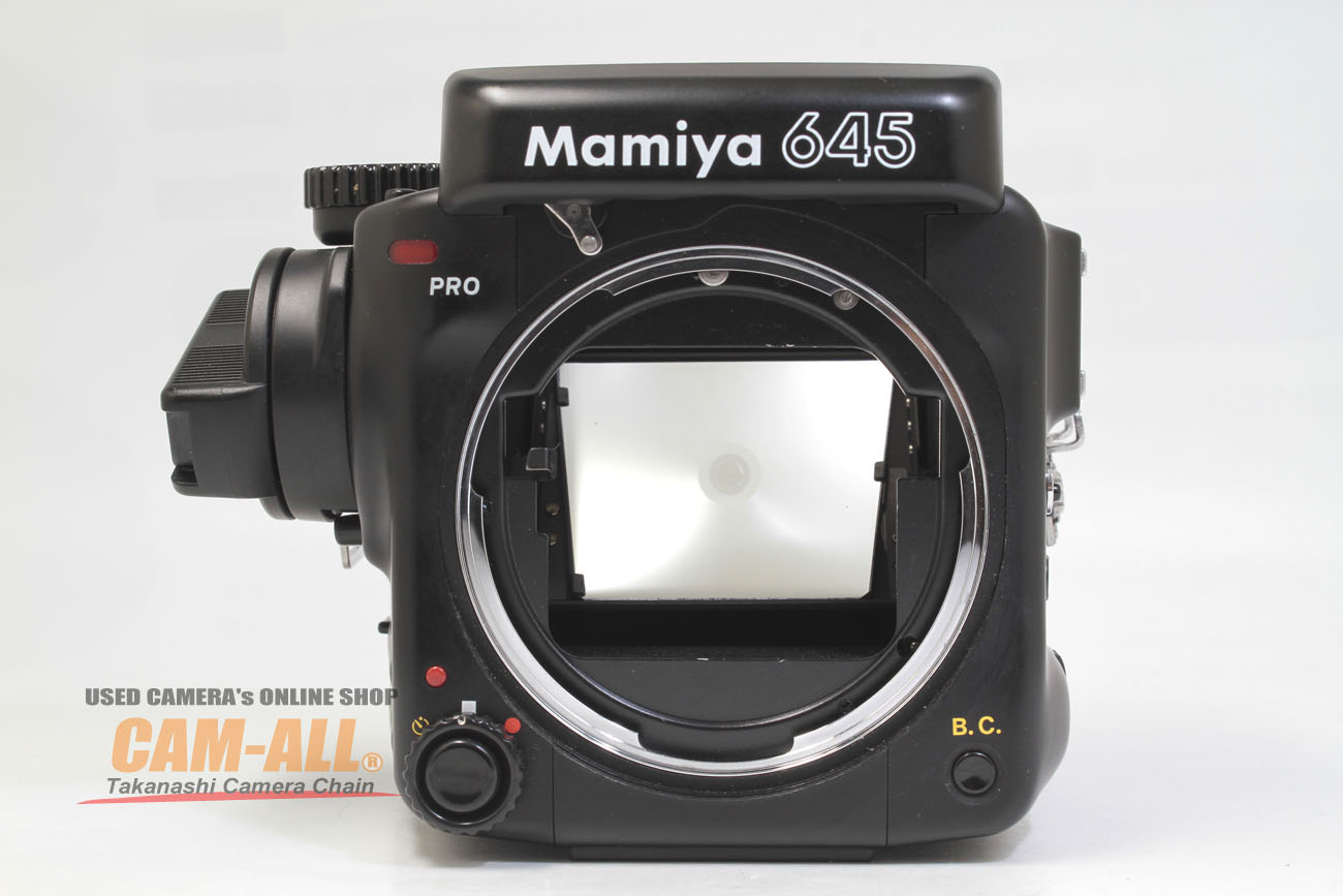 中古 マミヤ 645プロ+AEファインダー FK402+C80mm F2.8 セット 程度