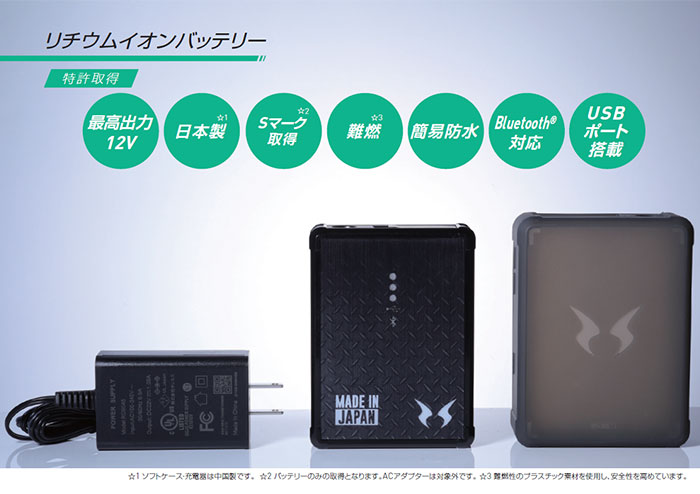 空調風神服|空調ウェア|2024年最新|RD9291Jバッテリーセット|作業服