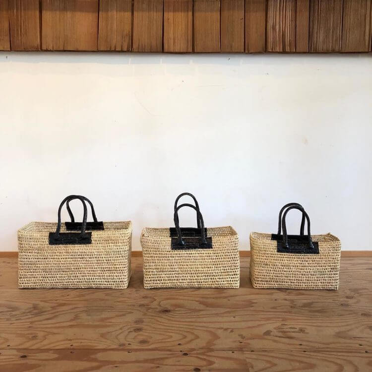 warang wayan」のカゴバッグ、夏の爽やかな装いやお部屋の収納に